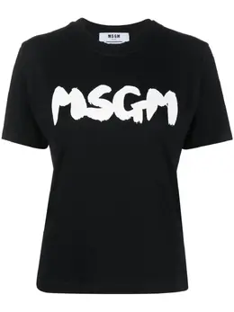 MSGM: Футболка с принтом 