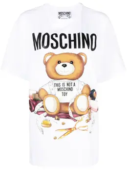 Moschino: Футболка Teddy Bear с принтом