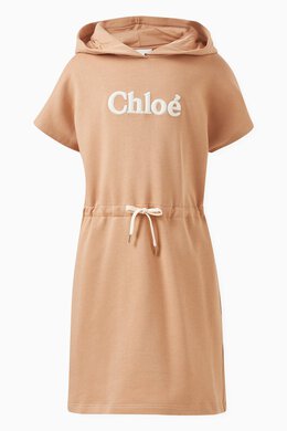 Chloé: Платье с капюшоном