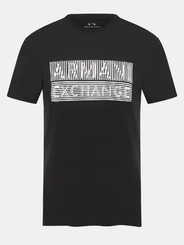 Armani Exchange: Чёрная футболка 