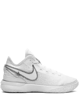 Nike: Белые кроссовки 