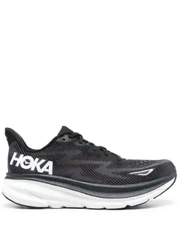 Hoka One One: Чёрные кроссовки 