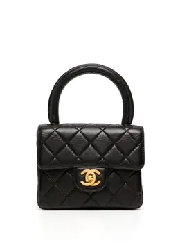 CHANEL Pre-Owned: Чёрная сумка 