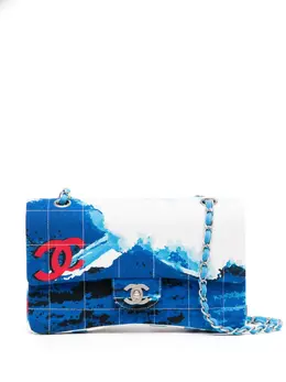 CHANEL Pre-Owned: Голубая сумка 