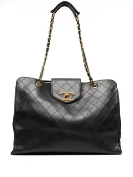 CHANEL Pre-Owned: Чёрная сумка 