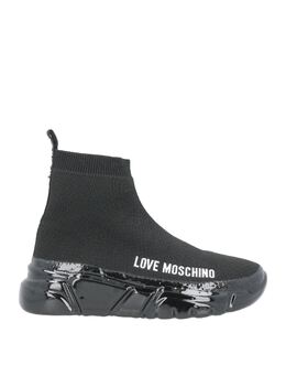 LOVE MOSCHINO: Чёрные кроссовки 