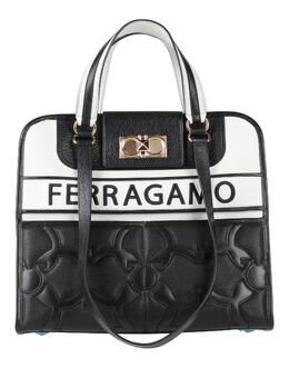 FERRAGAMO: Чёрная сумка 