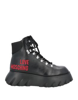 LOVE MOSCHINO: Чёрные ботинки 