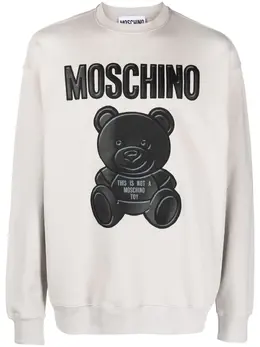 Moschino: Свитшот с принтом 