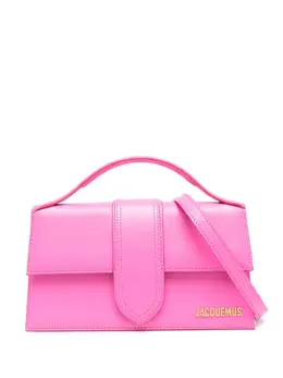 Jacquemus: Розовая сумка-шоппер  Le Grand Bambino