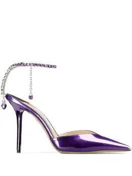 Jimmy Choo: Фиолетовые туфли  Saeda