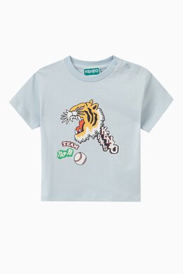 Kenzo: Футболка Tiger с принтом