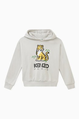 Kenzo: Толстовка Tiger с принтом