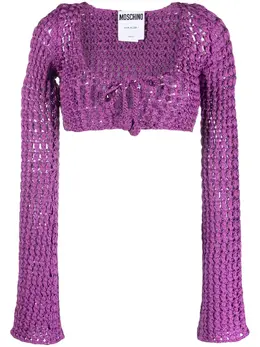 Moschino: Трикотажный топ 