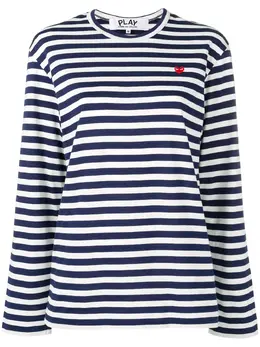 Comme Des Garçons Play: Свитер в полоску 