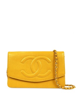 CHANEL Pre-Owned: Жёлтый кошелёк 