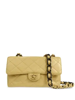 CHANEL Pre-Owned: Бежевая сумка 