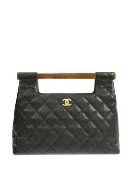 CHANEL Pre-Owned: Чёрная сумка 