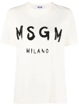 MSGM: Футболка с принтом 