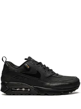 Nike: Чёрные кроссовки Air Max 90