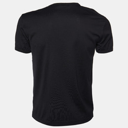 Dolce&Gabbana Black Cotton Knit V-Neck T-Shirt S 820153