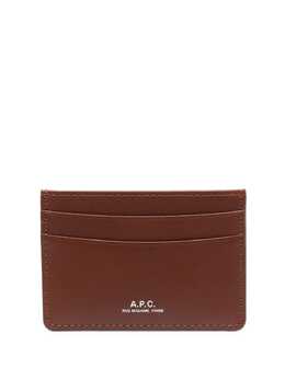 A.P.C.: Коричневый картхолдер  André