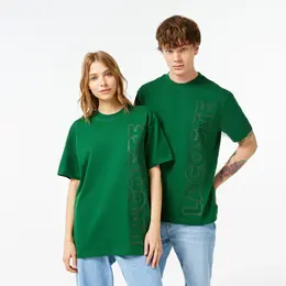 Lacoste: Футболка с надписями 