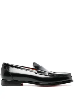 Santoni: Чёрные туфли 