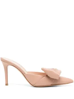 Gianvito Rossi: Бежевые туфли 