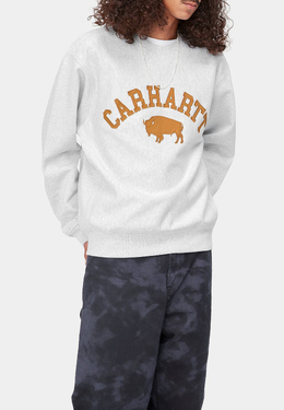 CARHARTT WIP: Серая толстовка 