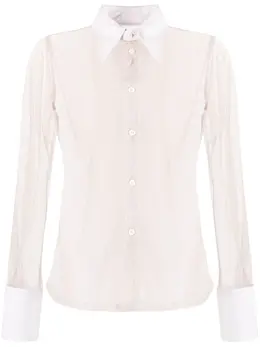 MM6 Maison Margiela: Хлопковая рубашка 
