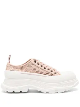 Alexander McQueen: Розовые кроссовки  Deck Plimsoll