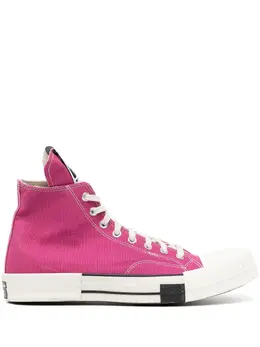 Rick Owens DRKSHDW: Розовые кроссовки 