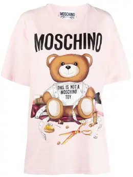 Moschino: Футболка  Teddy Bear с принтом