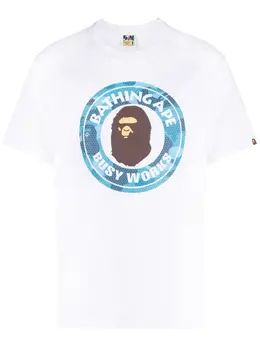 A BATHING APE®: Хлопковая футболка 
