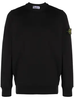 Stone Island: Чёрный свитшот  Compass