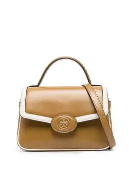 Tory Burch: Коричневая сумка  Robinson