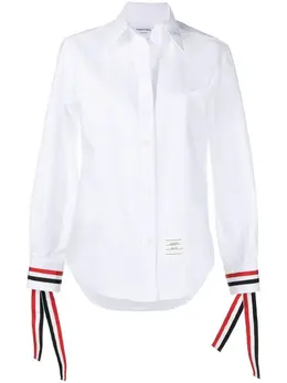 Thom Browne: Белая рубашка 