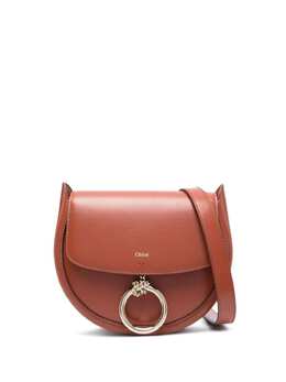 Chloé: Коричневая сумка через плечо 