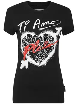 Philipp Plein: Футболка с принтом 