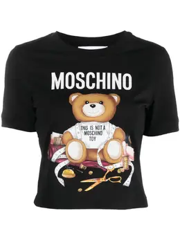 Moschino: Футболка Teddy Bear с принтом