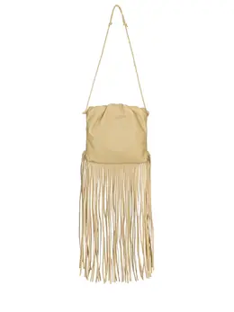 BOTTEGA VENETA: Коричневая сумка  Fringe Pouch