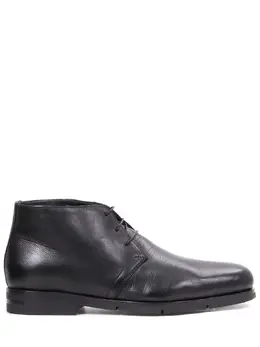 SANTONI: Чёрные ботинки 