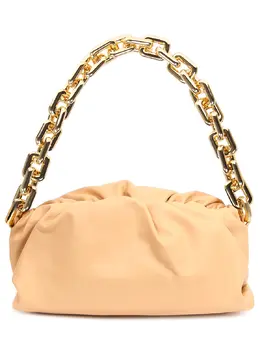 BOTTEGA VENETA: Бежевая сумка  Chain Pouch