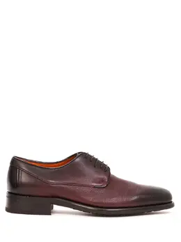 SANTONI: Бордовые туфли 