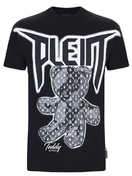 PHILIPP PLEIN: Хлопковая футболка Teddy