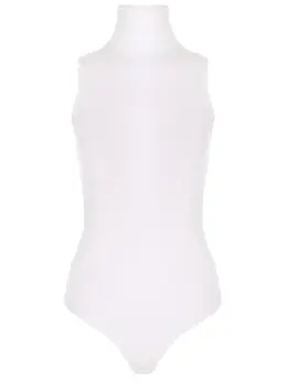 WOLFORD: Белый боди 