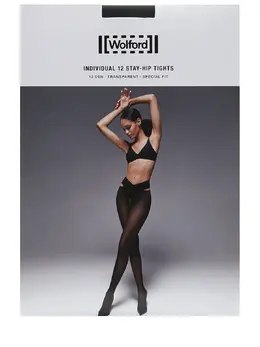 WOLFORD: Чёрные чулки 