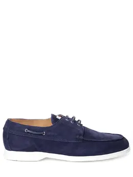 KITON: Синие мокасины 