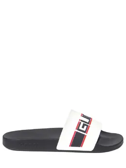 GUCCI: Чёрные шлёпанцы 